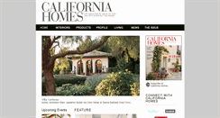 Desktop Screenshot of calhomesmagazine.com